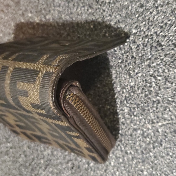 Fendi Zucca Monogram Compact Zippy Wallet - Picture 6 of 15